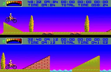 Kikstart II screen shot game playing